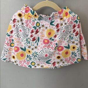 Okie Dokie Floral Skort - Multicolor